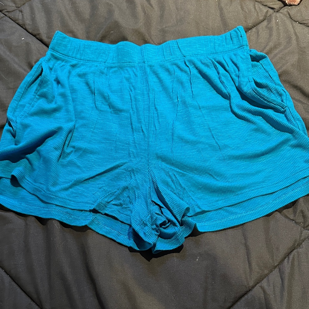 Vibrant Blue Women's Athletic Shorts